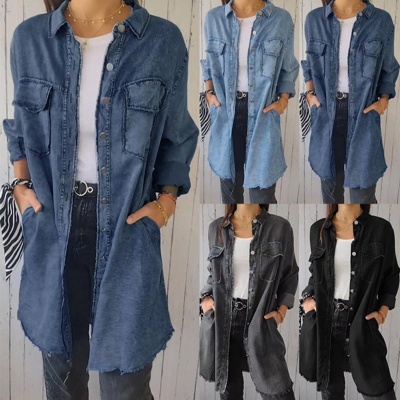 Devara | Casual Loose Denim Shirt