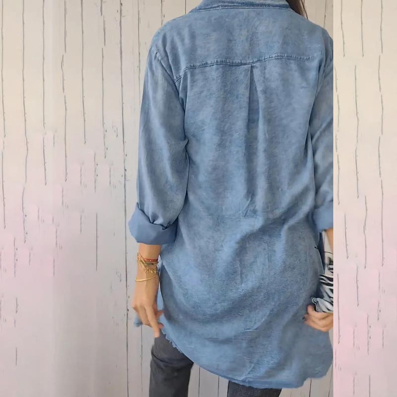 Devara | Casual Loose Denim Shirt