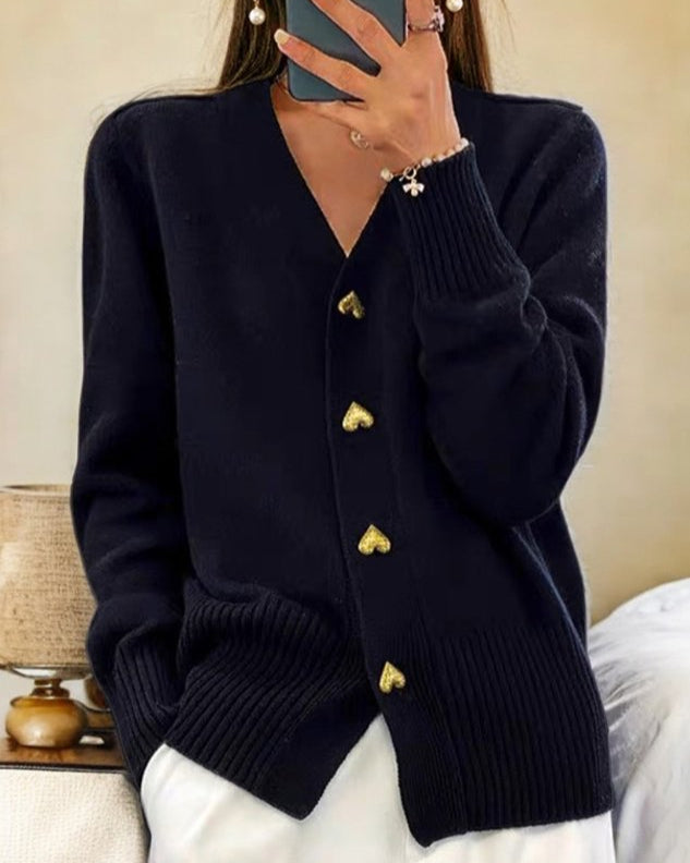 Adelina | | Luxe Buttoned Cardigan