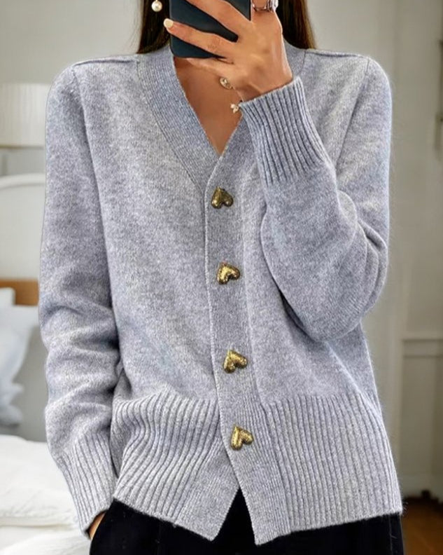 Adelina | | Luxe Buttoned Cardigan
