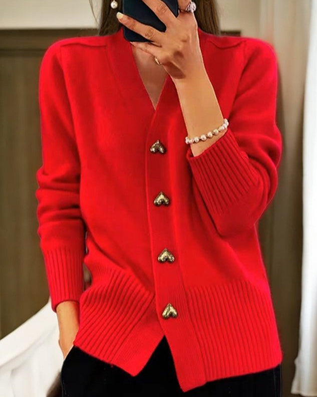 Adelina | | Luxe Buttoned Cardigan
